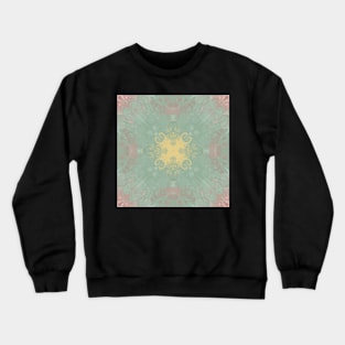 Minty Trippy Pattern Crewneck Sweatshirt